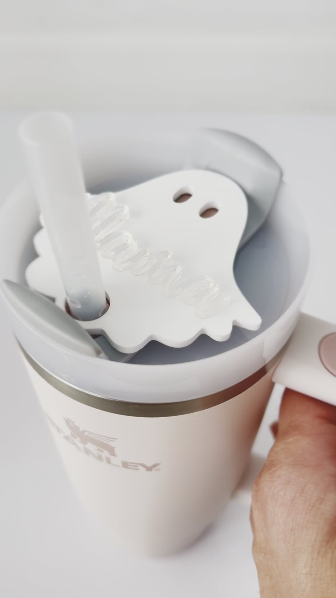 Ghost Stanley Tumbler Toppers